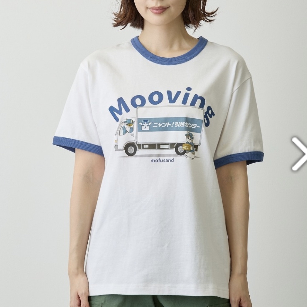 Mofusand 鯊魚貓 tee｜預訂