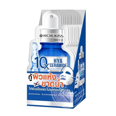 ROJUKISS 10倍透明酸神經醯胺修護乾性及紫外線傷害護理面膜 1片