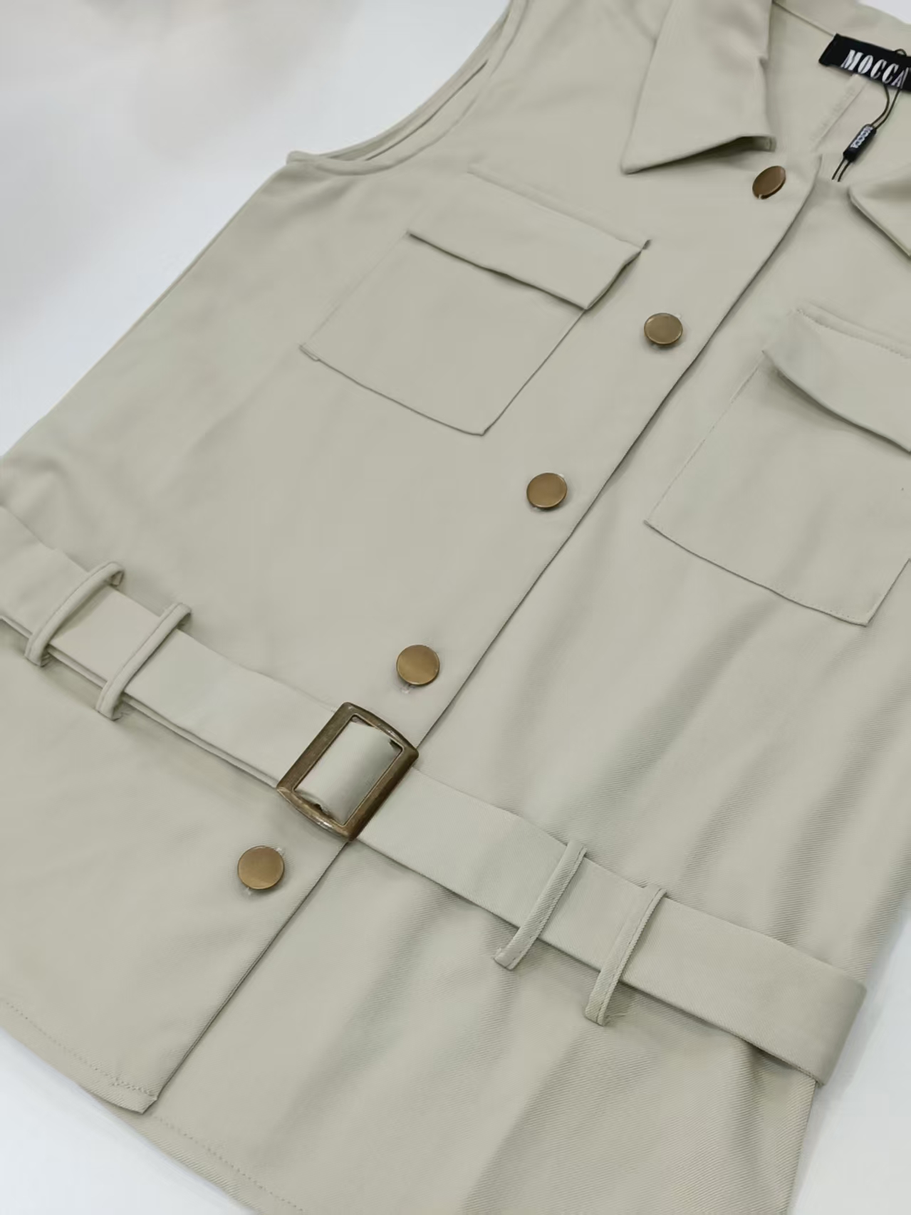 Sleeveless Shirt Short Skirt Set M249