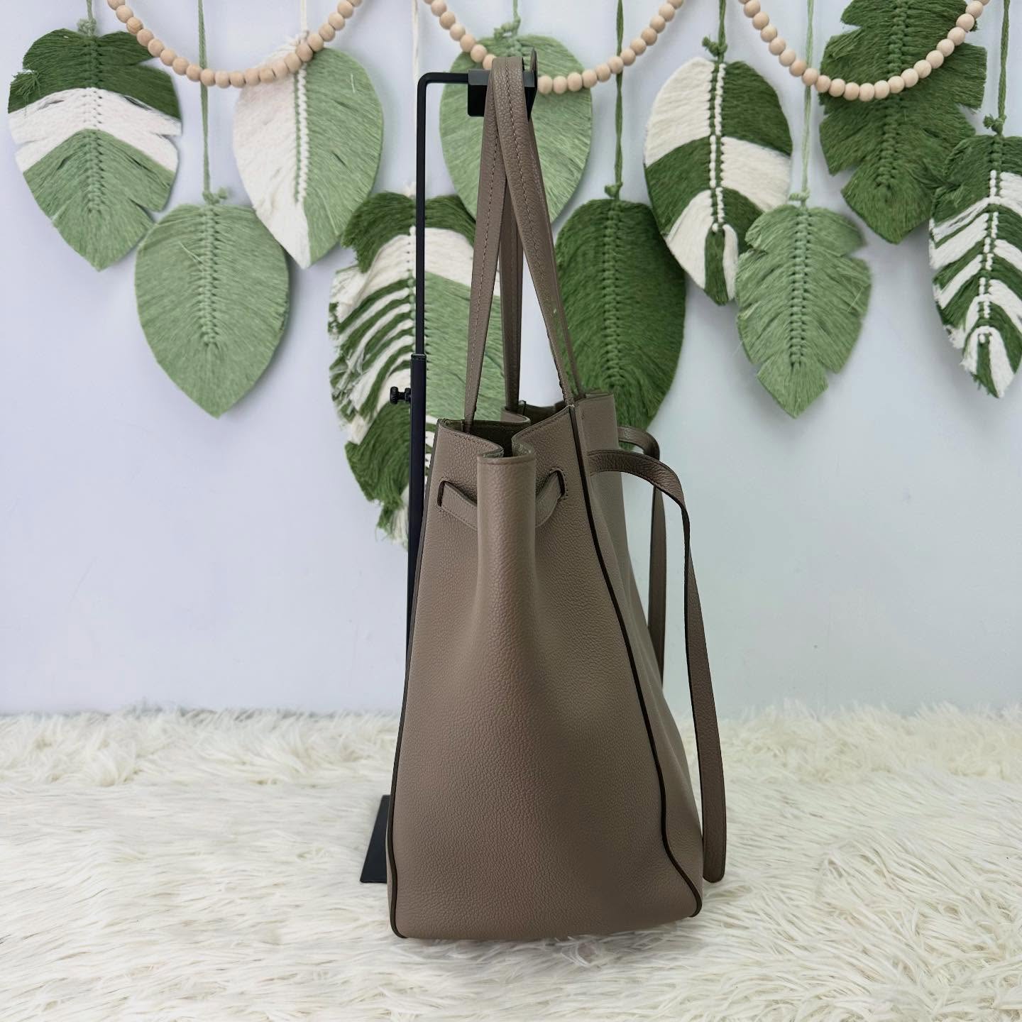 CELINE🤍PRE OWNED Cabas Phantom Small Size 大象灰 Tote Bag🤎