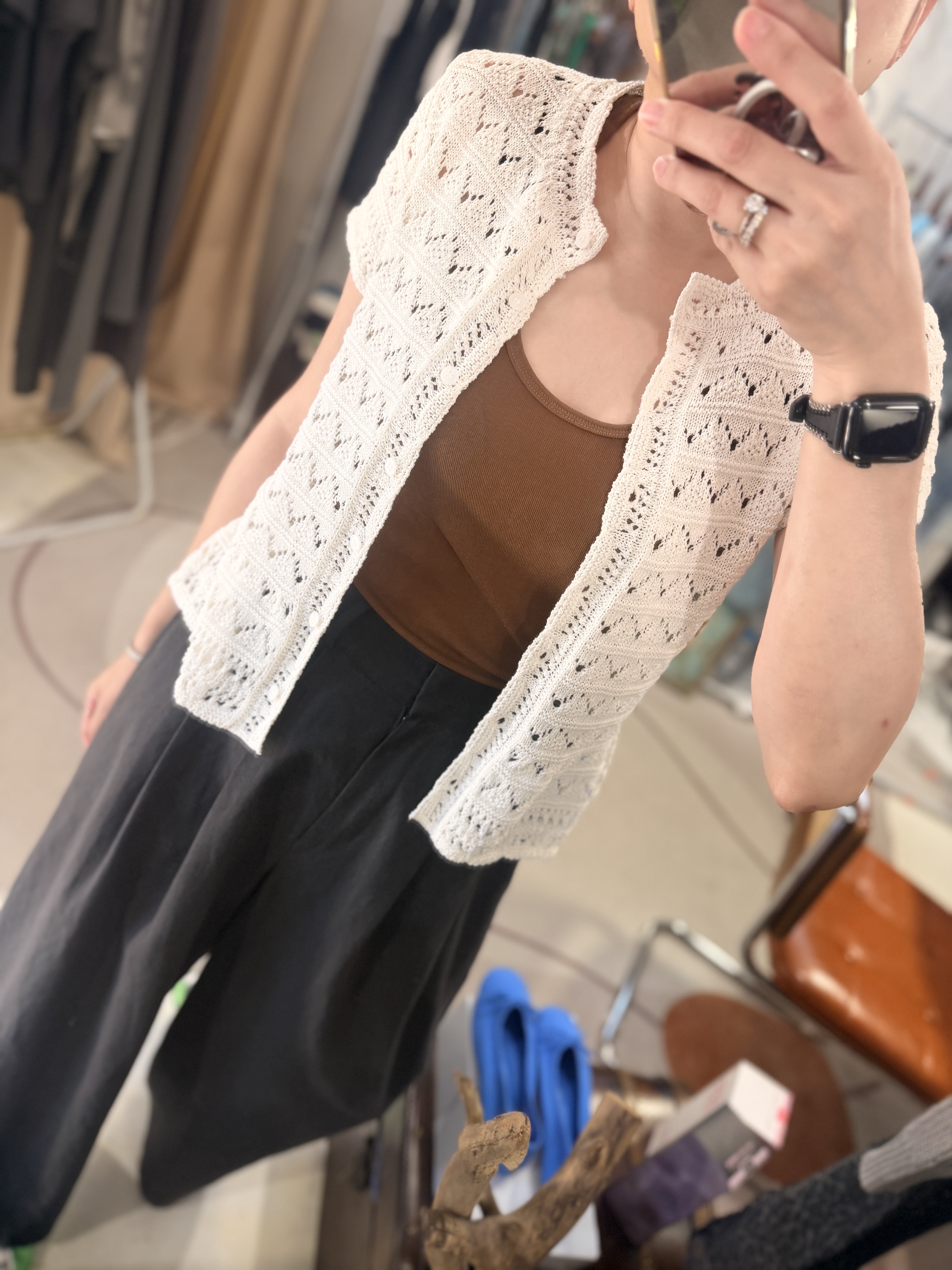 Details knit cardigan 