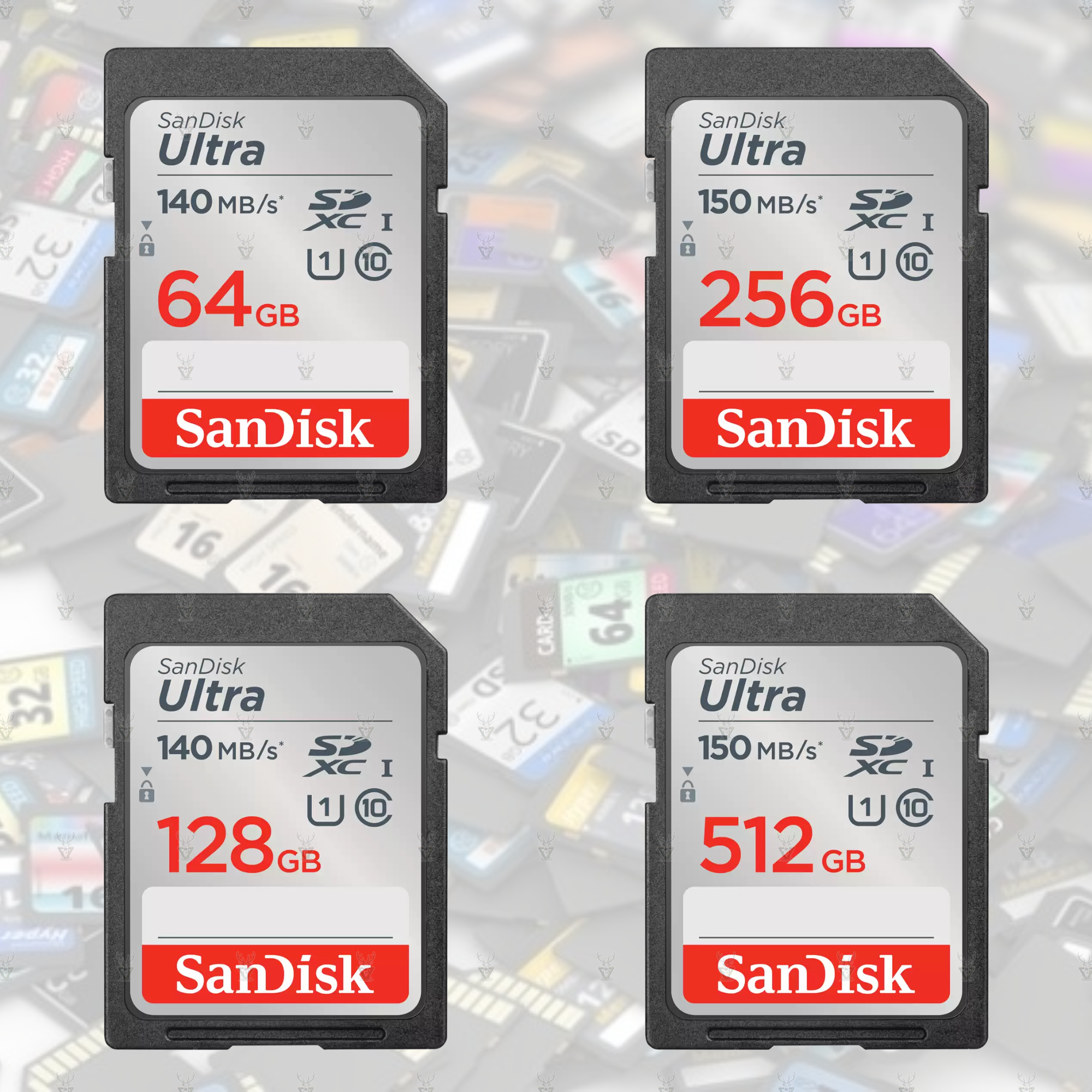 SanDisk Ultra® SDHC™ UHS-I card and SDXC™ UHS-I card - 64GB / 128GB / 256GB / 512GB