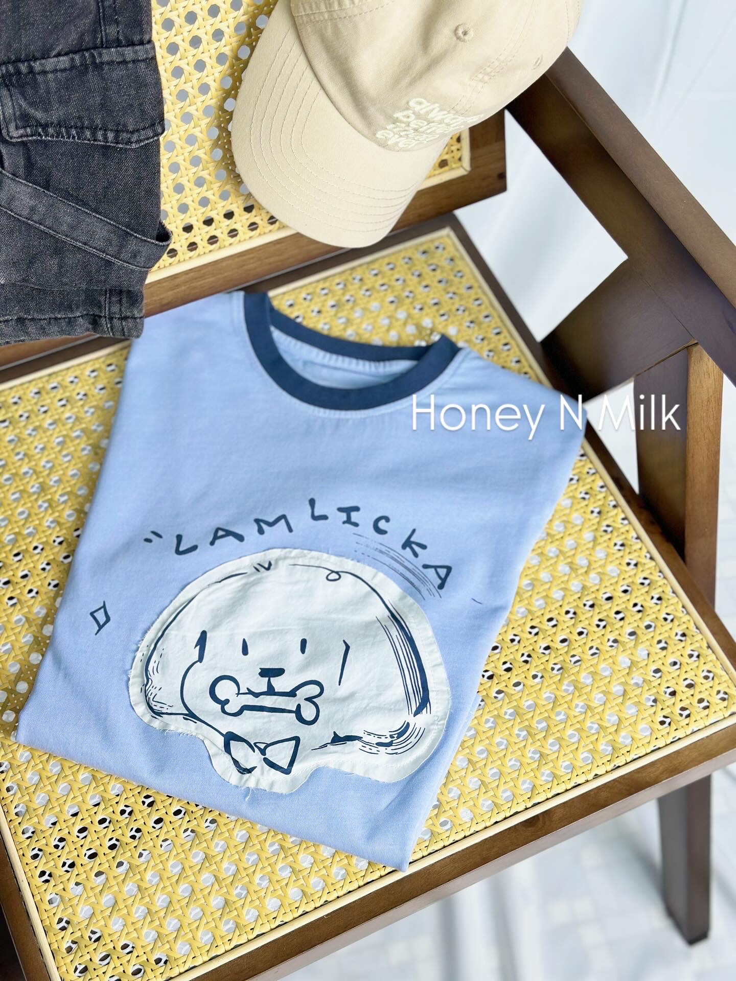 AMUAHE “LamLick” Puppy Lavender Top 