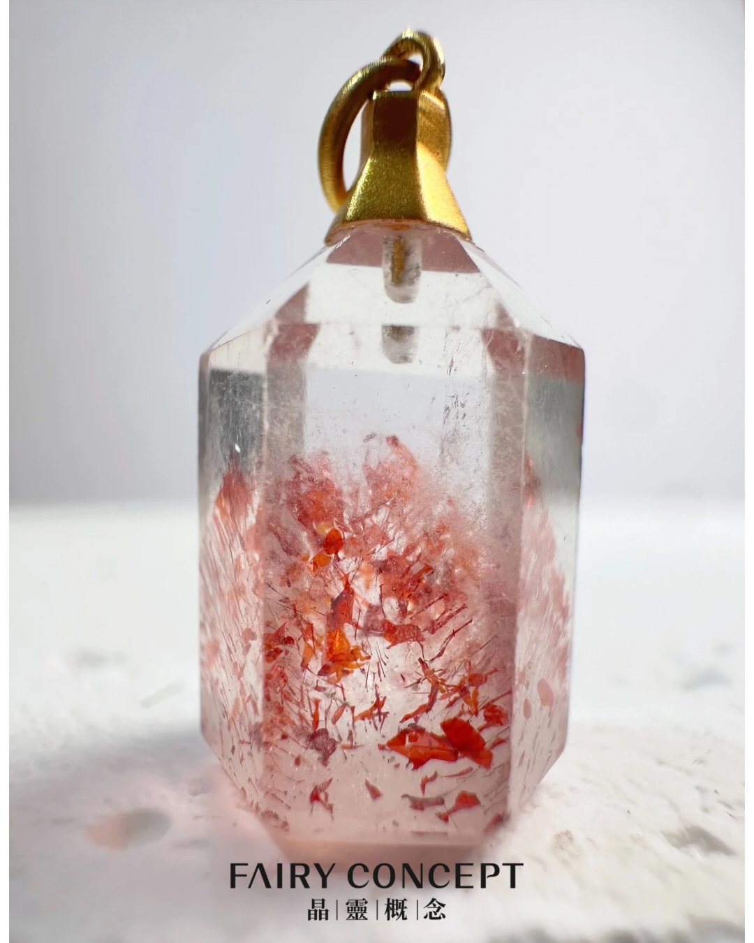 金草莓吊墜🍓配K金