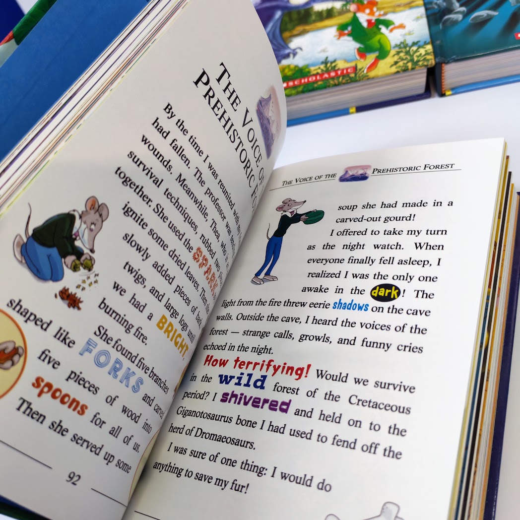 Geronimo Stilton Journey Through Time 8 books 老鼠記者時空穿梭世界8冊    S66