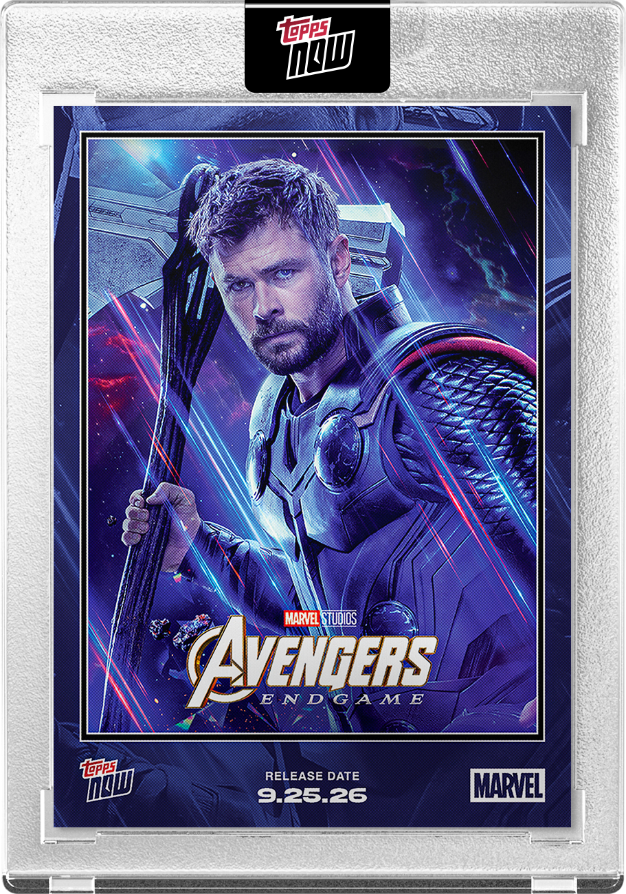 Marvel Avengers: Endgame Encore - 2026 Topps NOW EG01 復仇者終局紀念卡【團購】