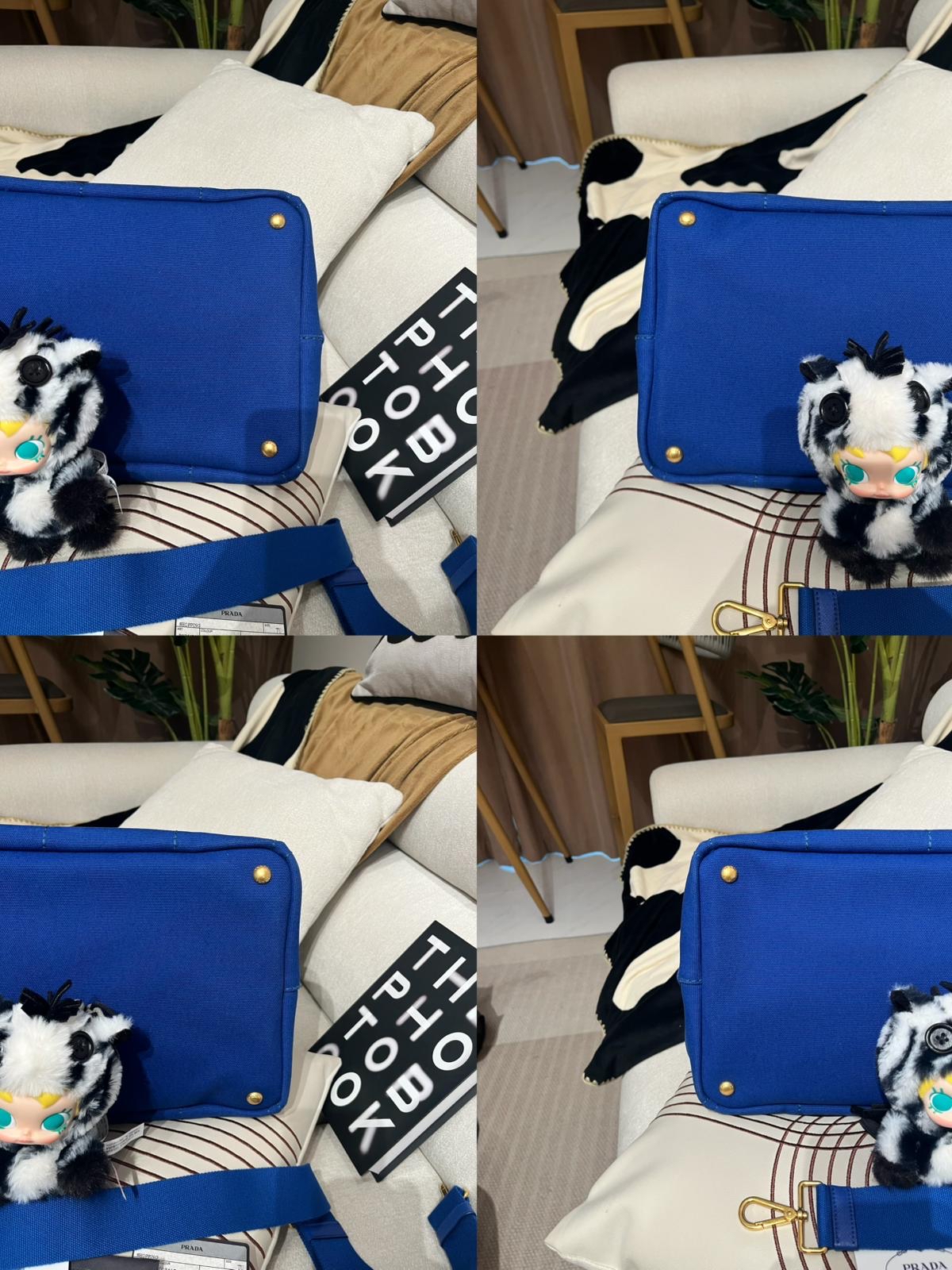 Prada canvas 2way bag BN2642 100%Authentic,98%new