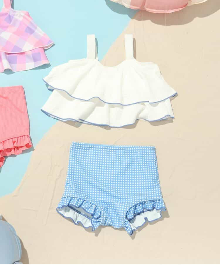 🇯🇵預訂 日本直送🇯🇵Apres les cours兩色荷葉邊分體泳衣