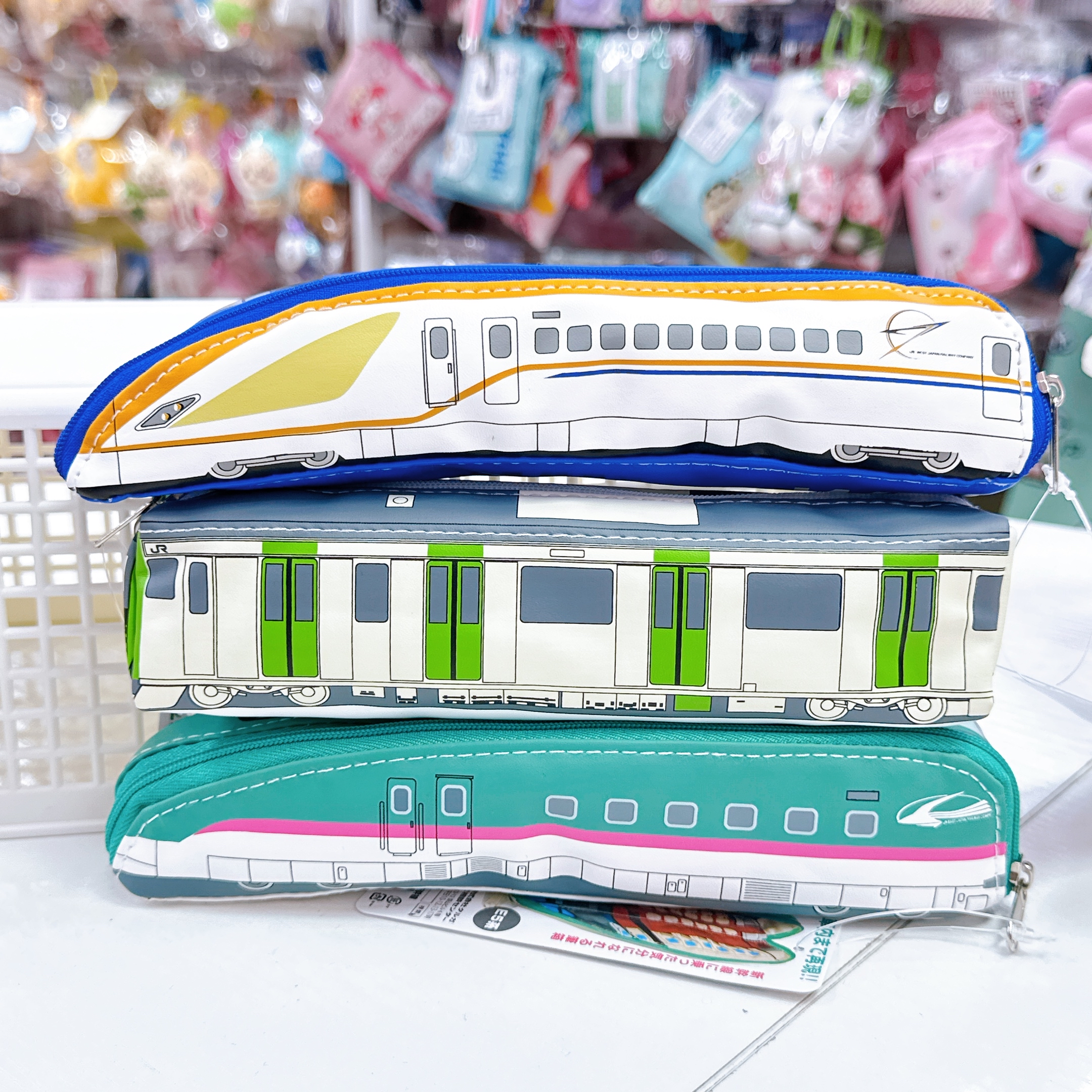 日本直送日本版新幹線日本電車筆袋/筆擦膠套裝