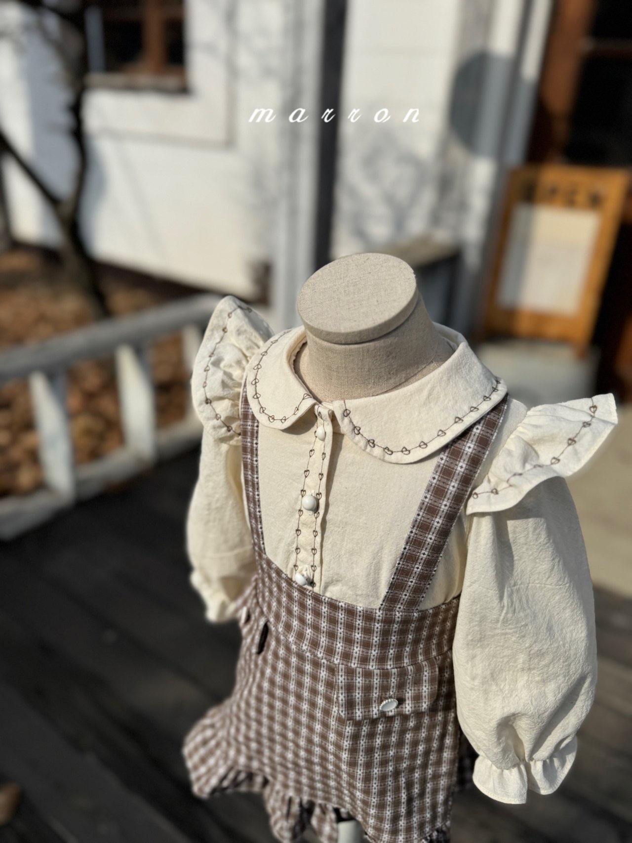 🇰🇷Marron blouse