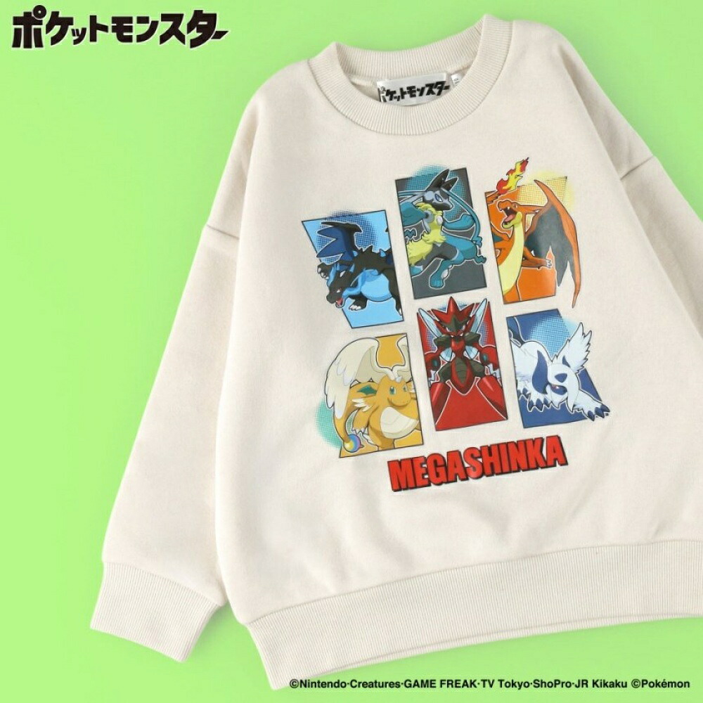 🆕【⭐訂購⭐】🇯🇵日本直送 🌀#Pokemon mega系列 前後圖案 抓絨衛衣[4款選] 🌀 [ELJA-0161][261119]