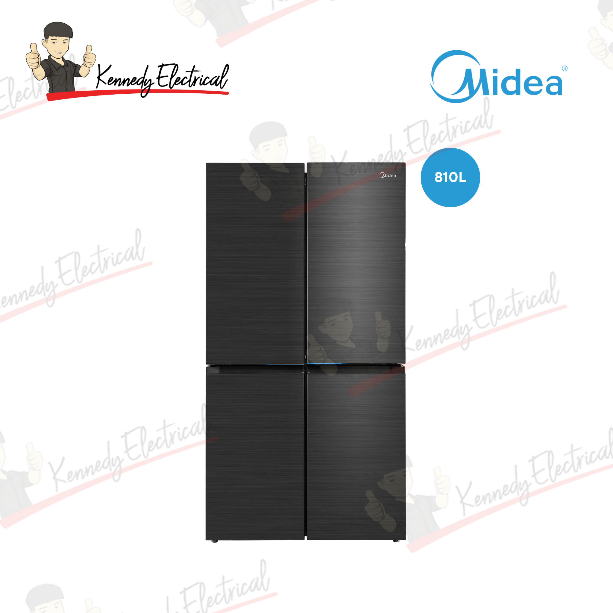 Midea 850L Inverter Quatrro  Multi Door Refrigerator MDRF923FIE45MY