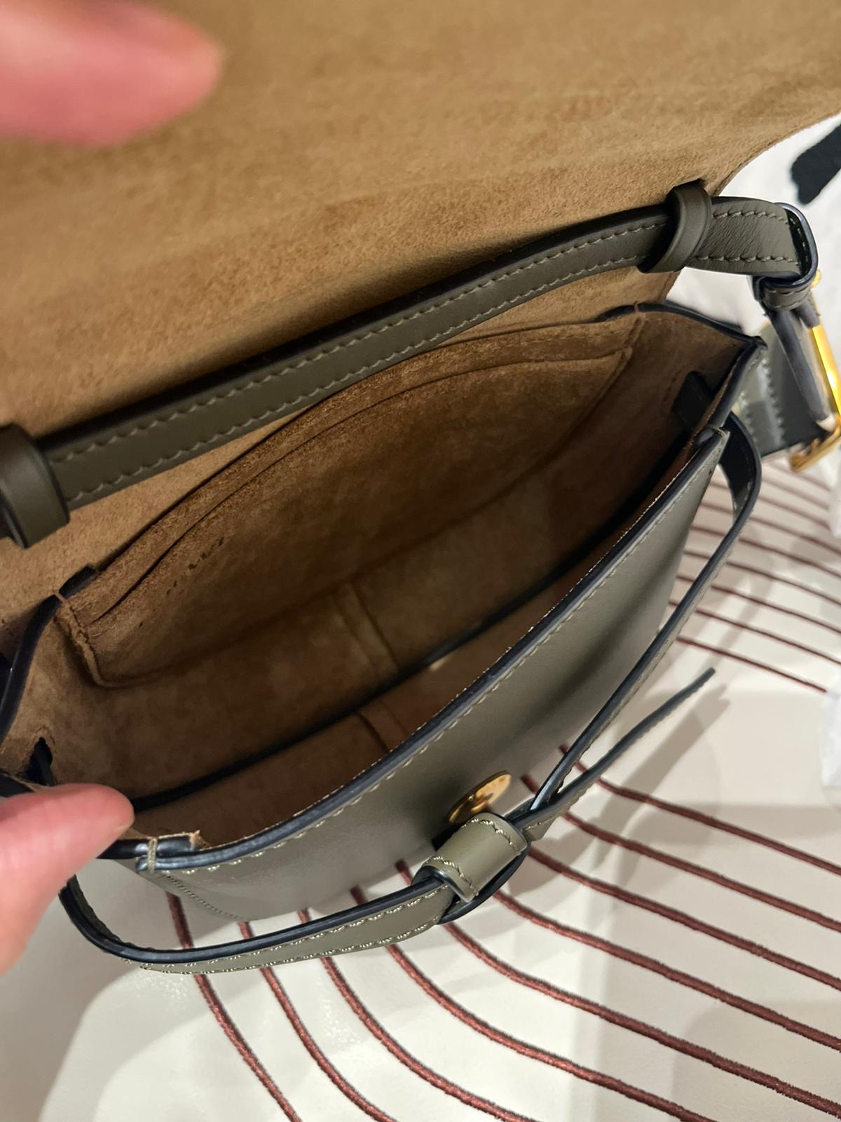 Loewe Gate Mini Calfskin mini gate  Crossbody Bag  100%Authentic, 98%New  ✅Booklet✅Dust bag