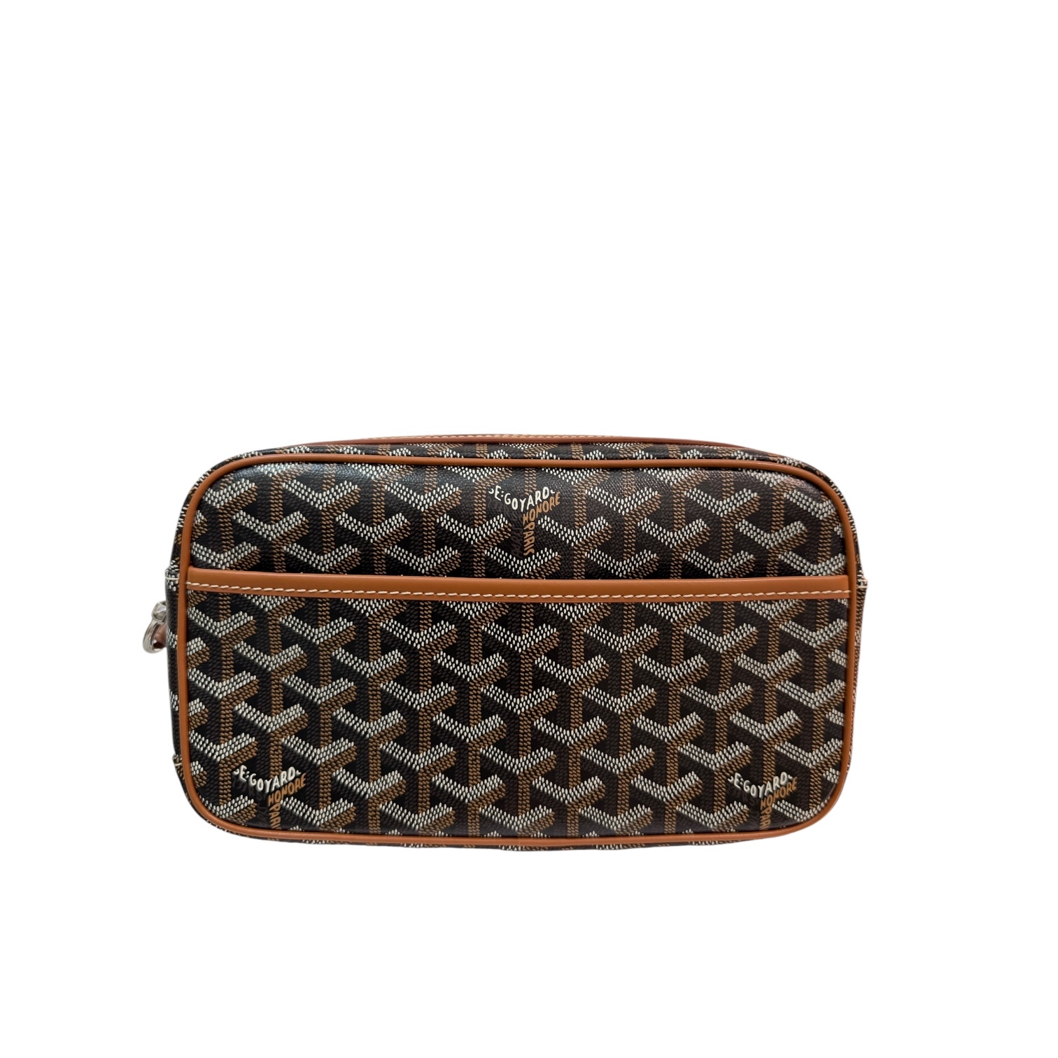 99% New Goyard Cap Vert-Tan