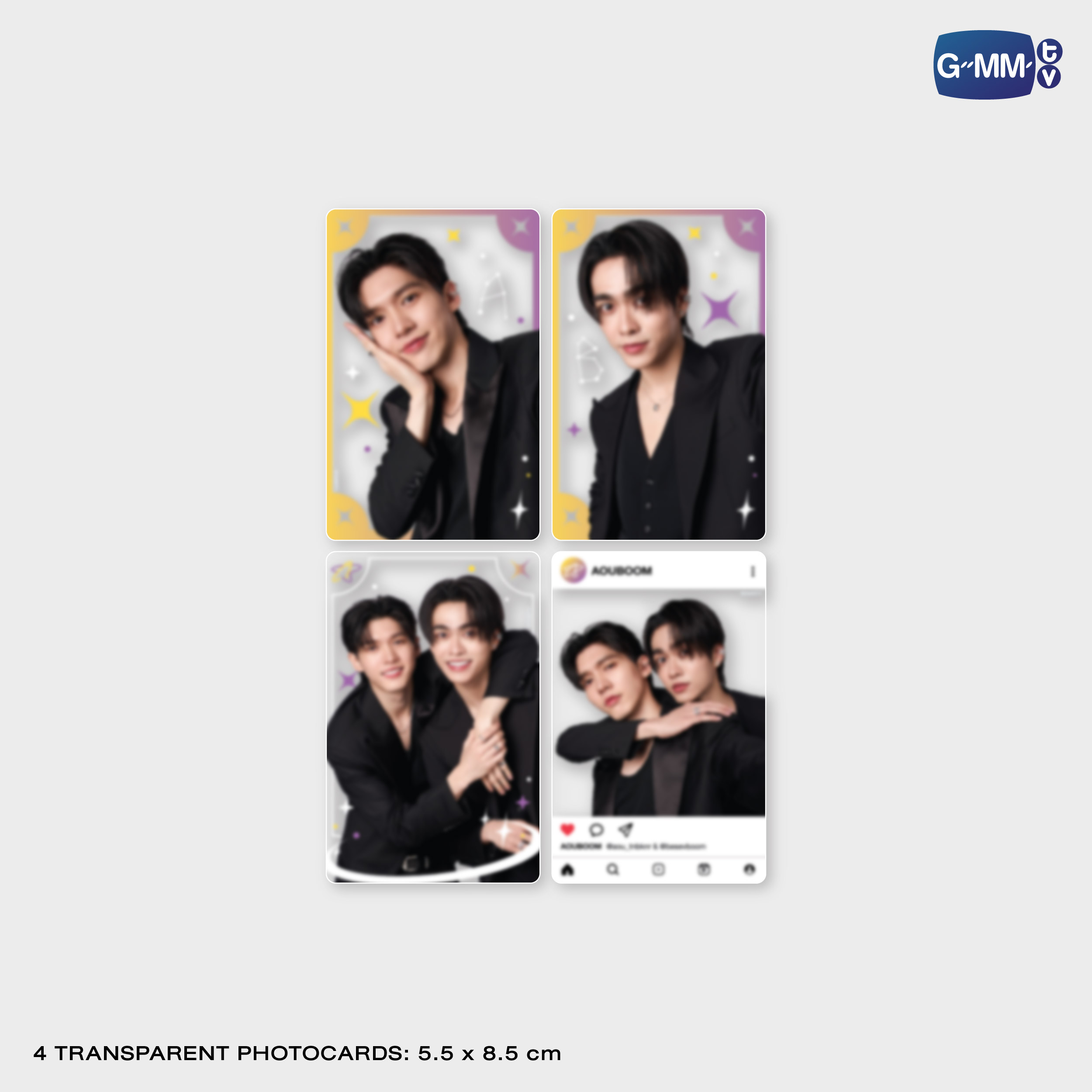 AOUBOOM TRANSPARENT PHOTOSET | TAIPEI POP UP STORE JUN 2026