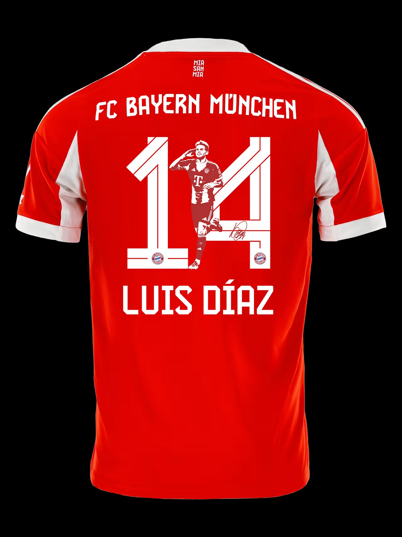 Bayern Munich 拜仁慕尼黑 2025-26 球衣印字 (內有多選)