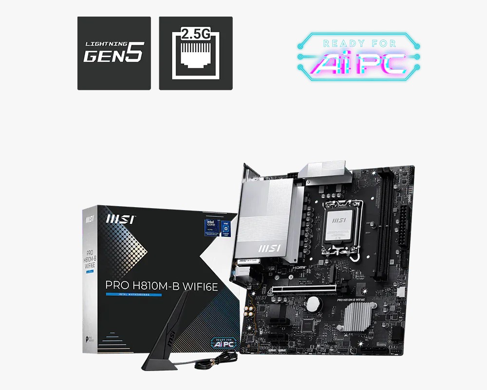 MSI PRO H810M-B WIFI6E