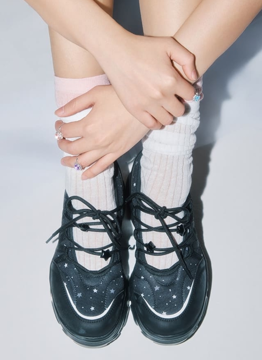 🖤 OTZ × YOUHEE Lomita Platform Ballerina Shoes