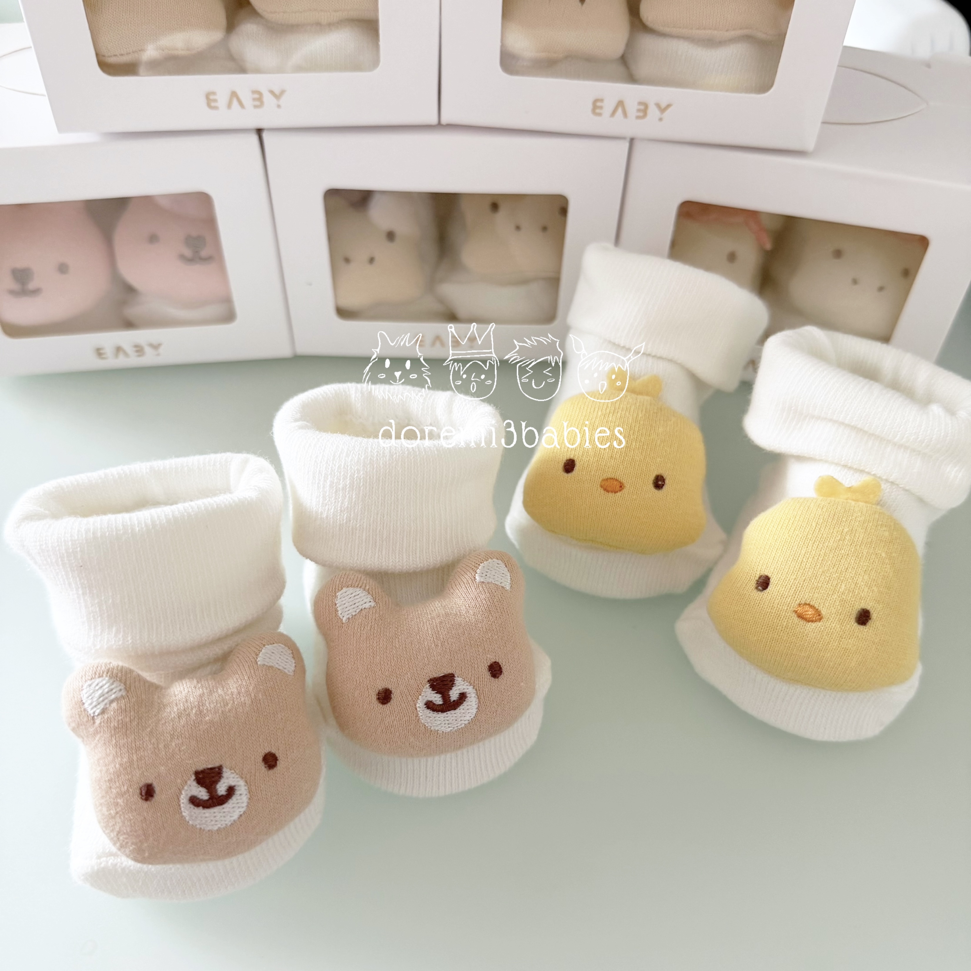 Baby & I 公仔襪仔連禮盒