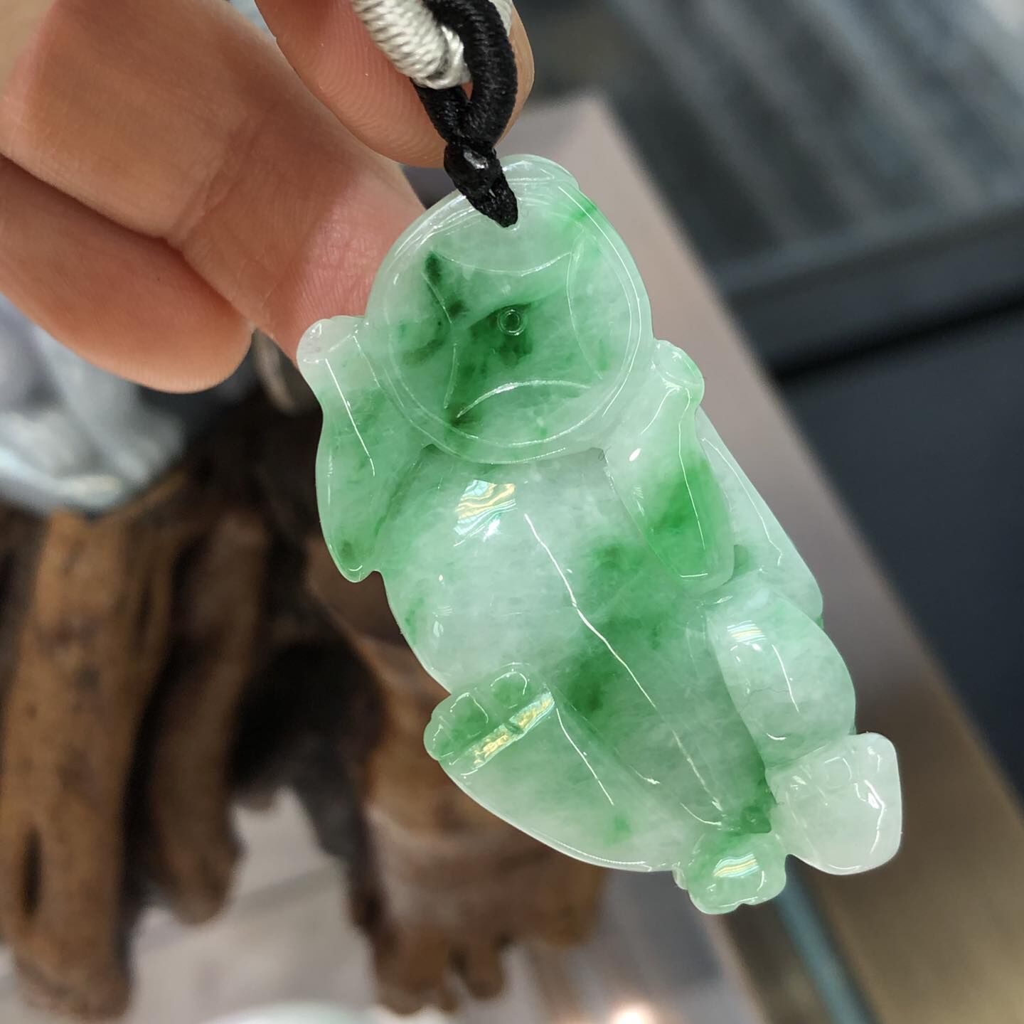 翠色花青貔貅 - 4