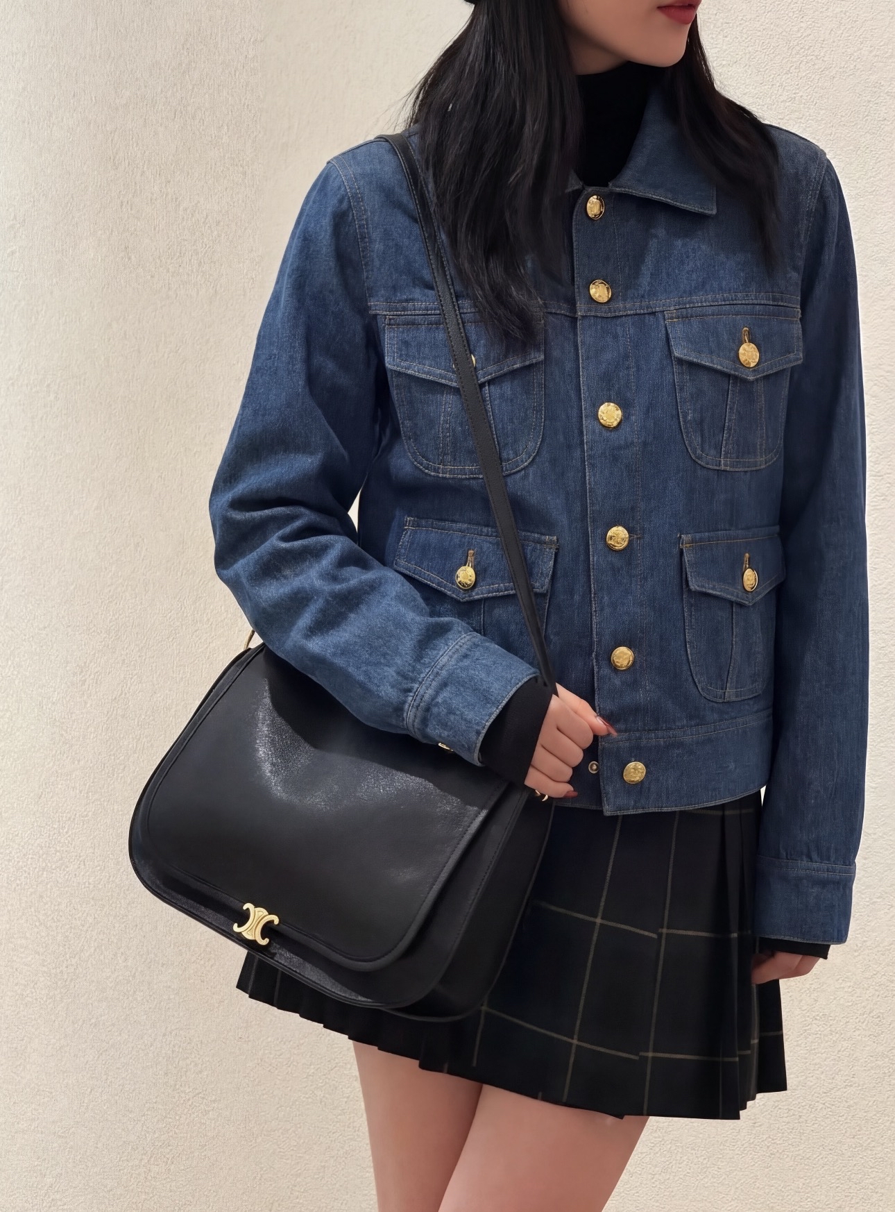 訂貨📮 Celine 新款 Soft Besace 羊皮郵差袋 Size 34x25x13cm