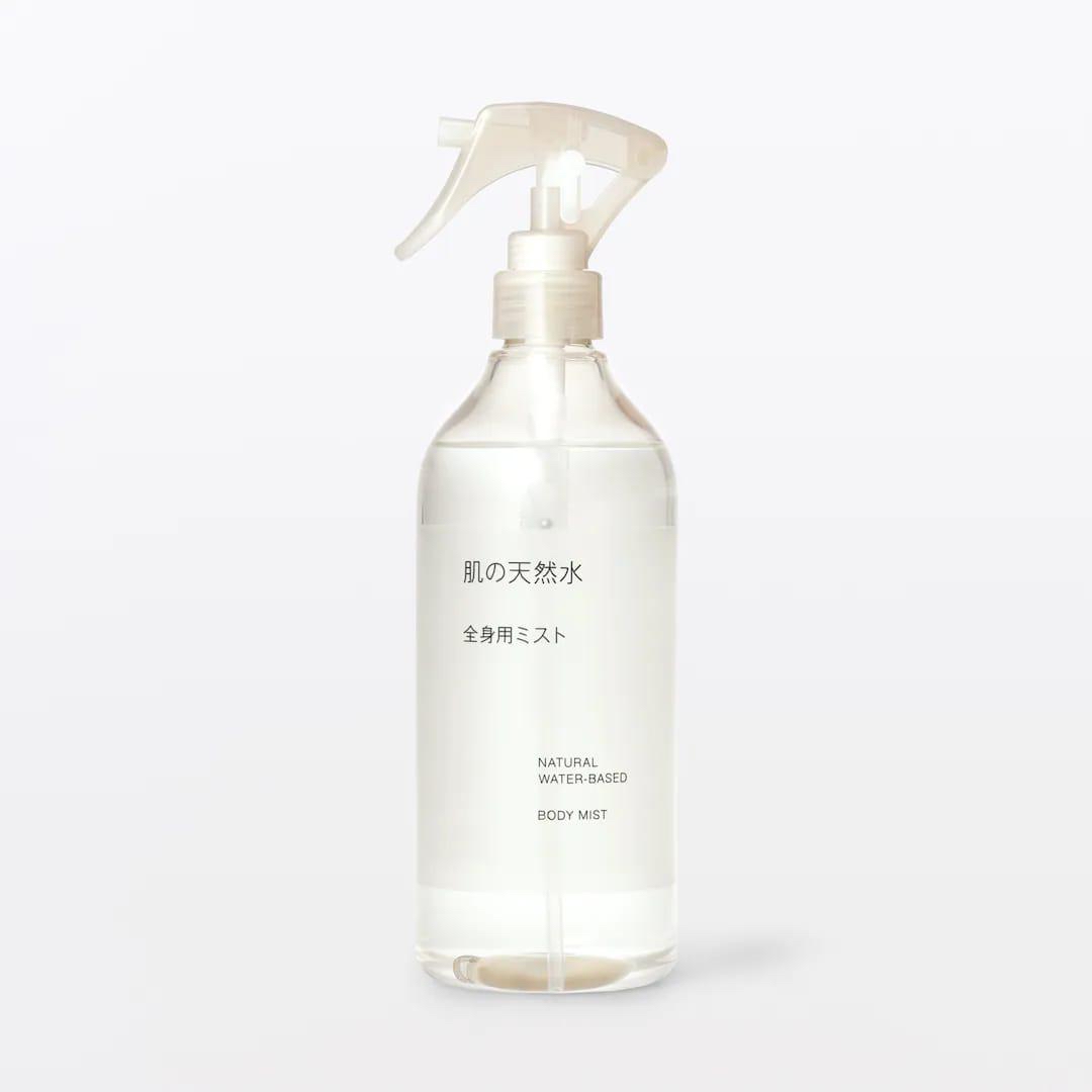 四月連線貨品-日本製無印良品 MUJI 肌之天然水全身用保濕噴霧 400ml