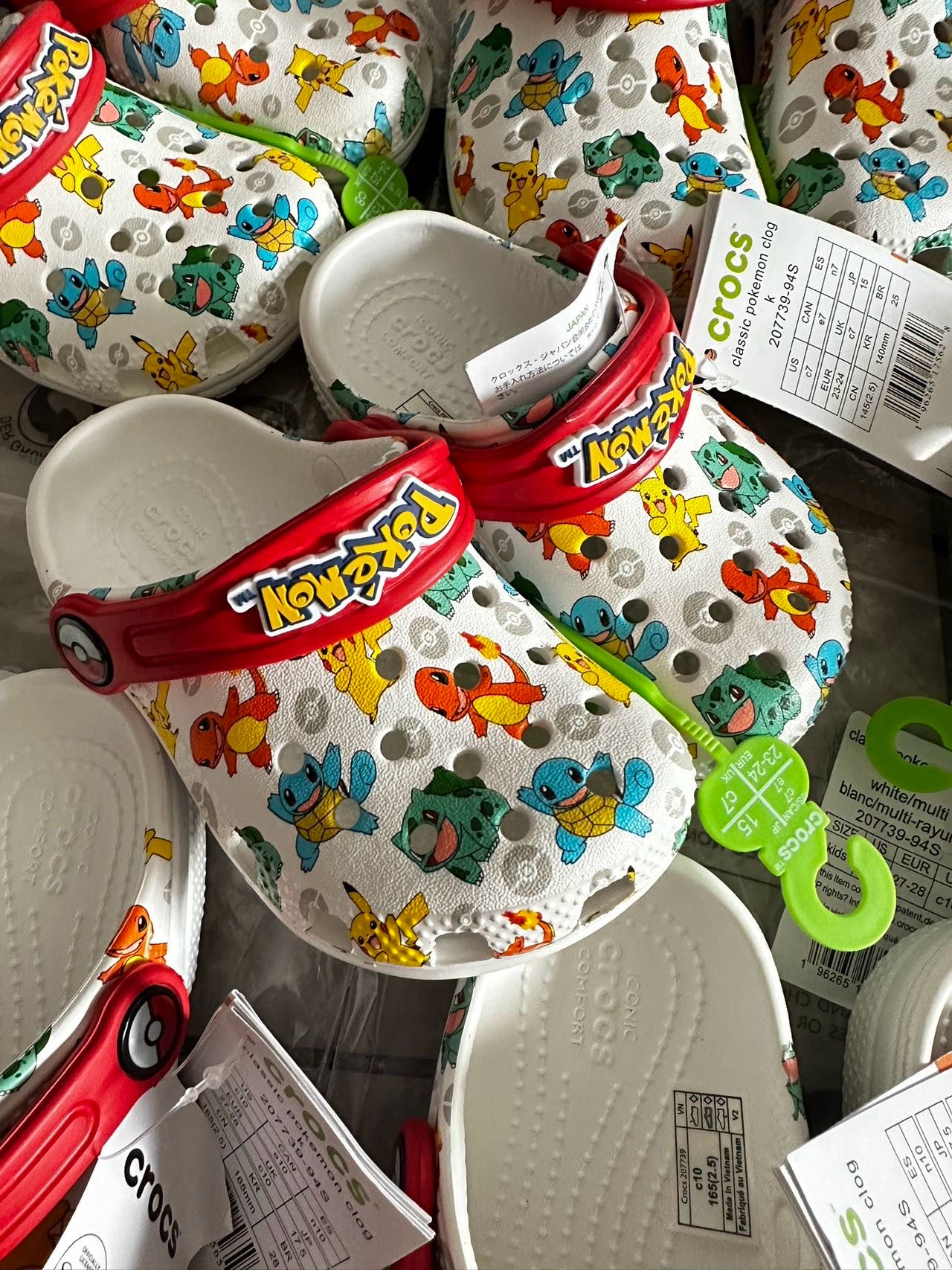 預訂款～廠單 crocs洞洞拖鞋-（最後有尺碼表只供已預訂之客人付款）