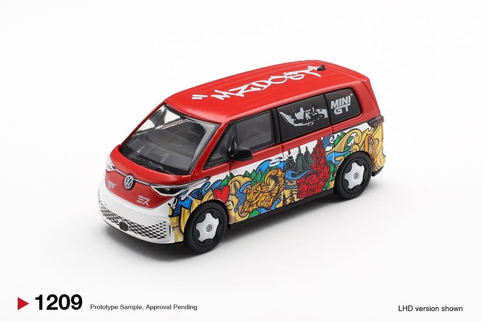 （預訂 Pre Order) Mini GT  ( MGT01209-R ) Volkswagen ID. Buzz Mizu Design
