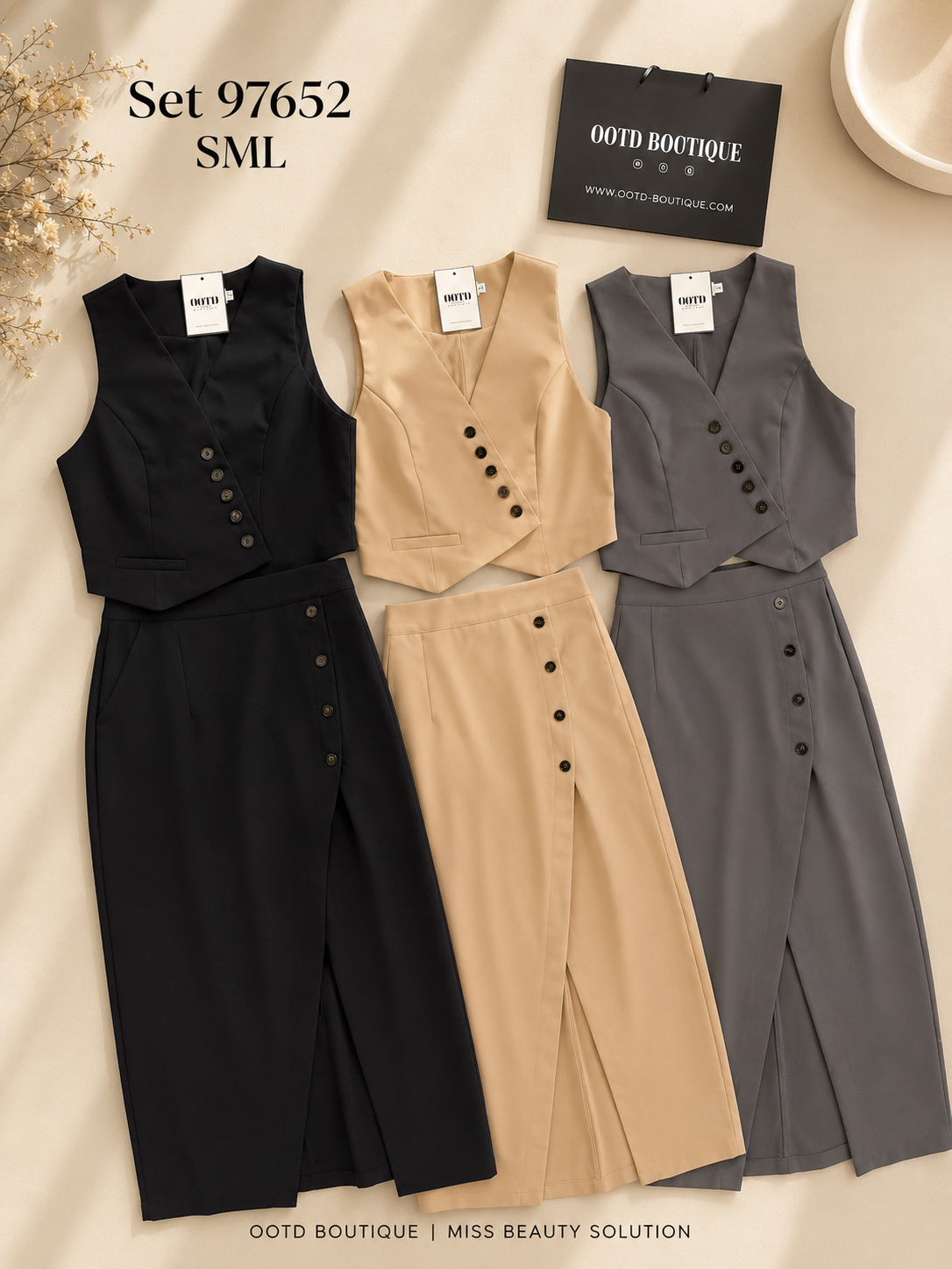 97652 Premium Suit Vest Set 