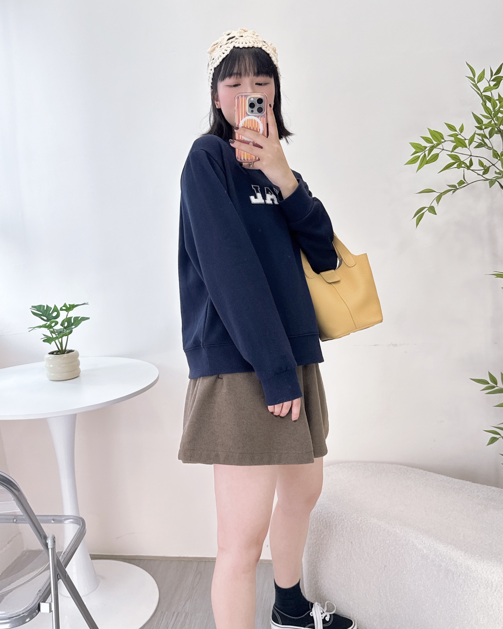 毛毛英字小清新衛衣 3色