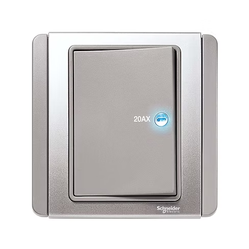 施耐德 NEO 銀灰 孖位 光暗掣