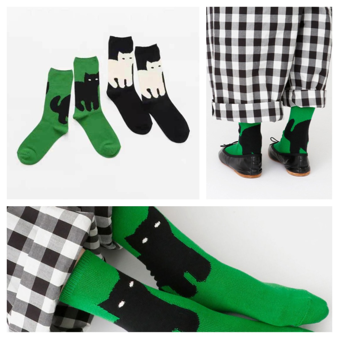 FQB6WJ10177 🧦日本🇯🇵 French Bull Socks 療癒動物棉襪  - 貓咪🐈 ✨