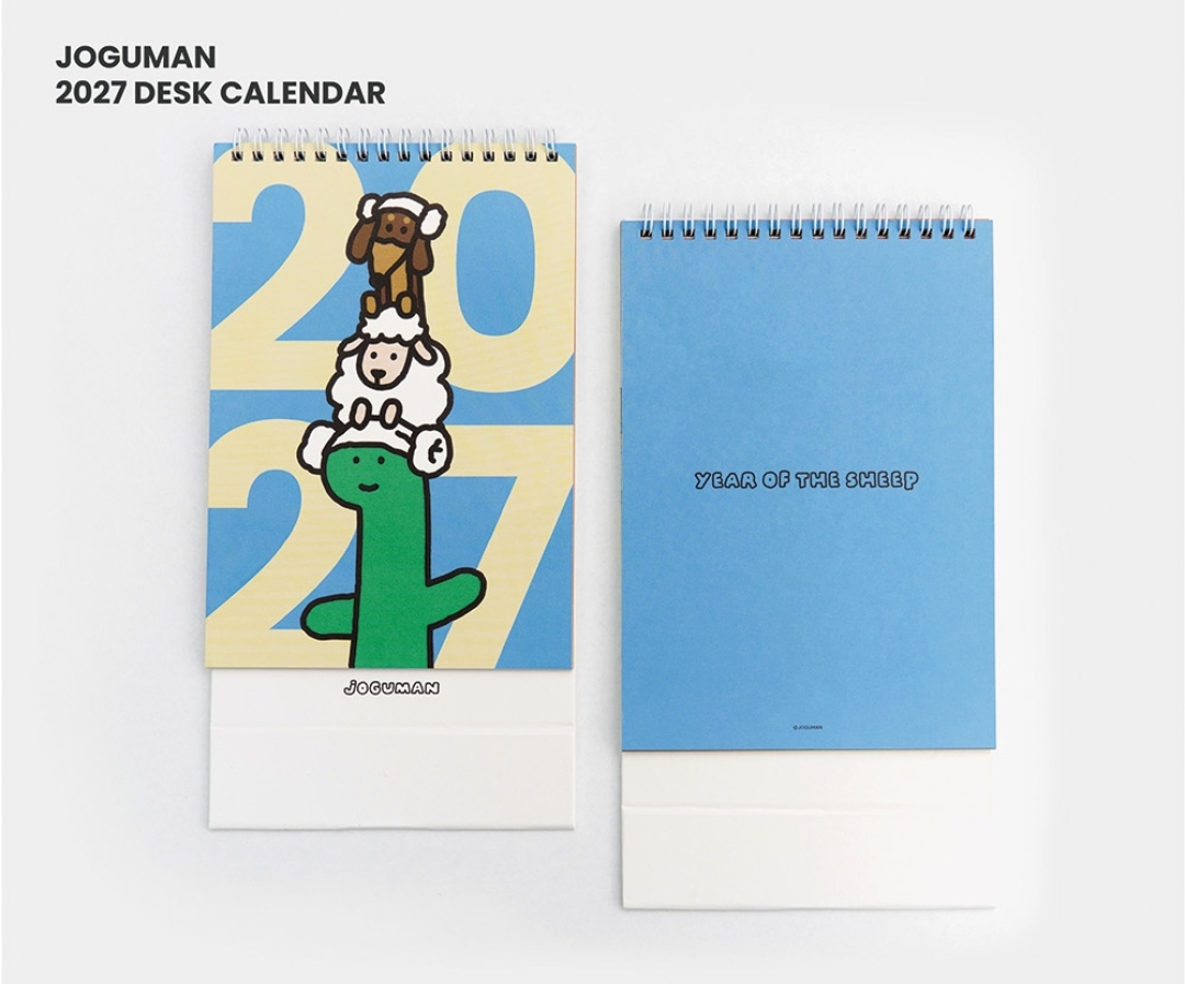 [ Joguman ] 韓國 Joguman Studio  2027手帳 月曆