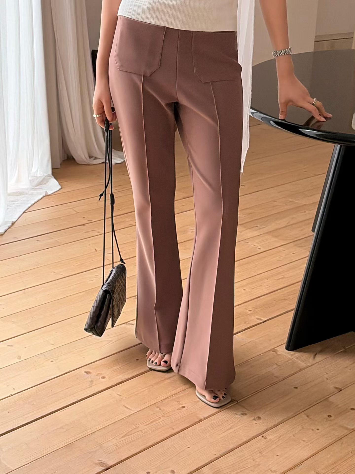 ♥︎2Pockets Flared Pants神褲