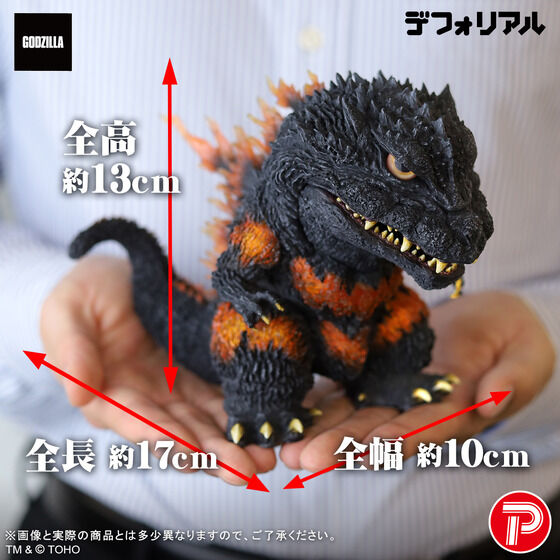 (預訂訂金 $400) (總價 $910) X-Plus Plex Defo-Real 紅蓮千禧哥斯拉 (行版) DefoReal Burning Millennium Godzilla 