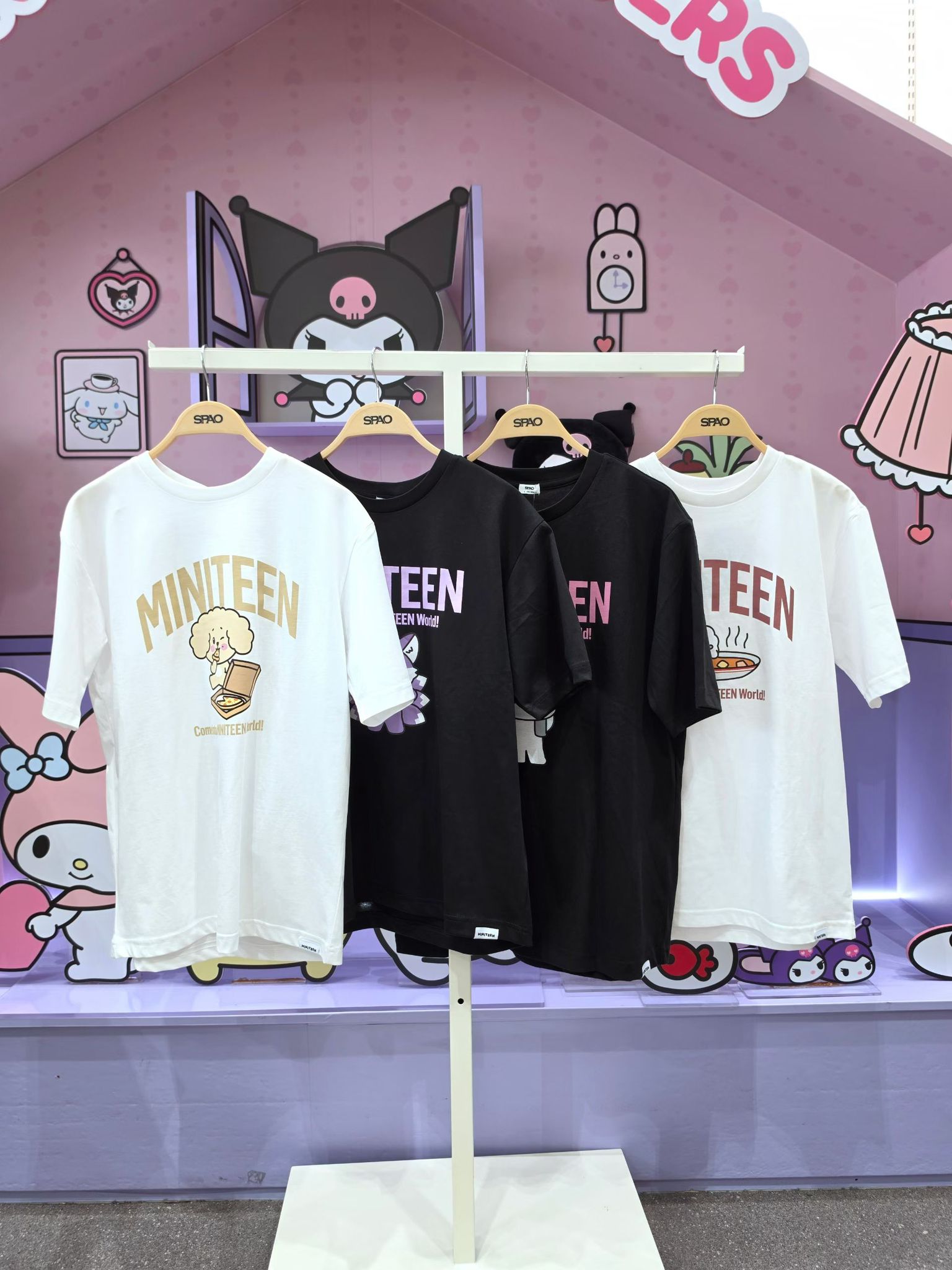 <預訂第二團>🇰🇷🎤SPAO🎤miniteen同款T-shirt截止日期：4月18日星期六