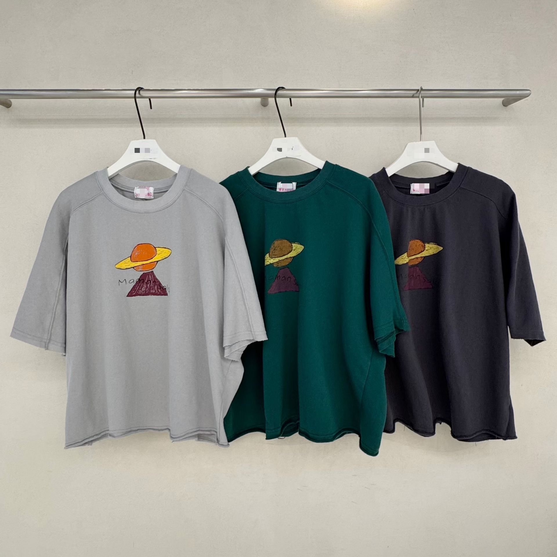 SS2621 趣味星球人印花寬鬆T