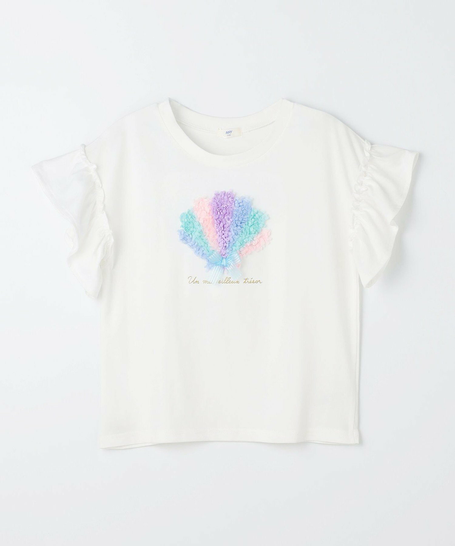 🆕【⭐訂購⭐】🌀 🇯🇵 日本直送🇯🇵 接觸涼感 刺繡 荷葉袖 短袖T恤［3款選］🌀 [ELEA-0258]
