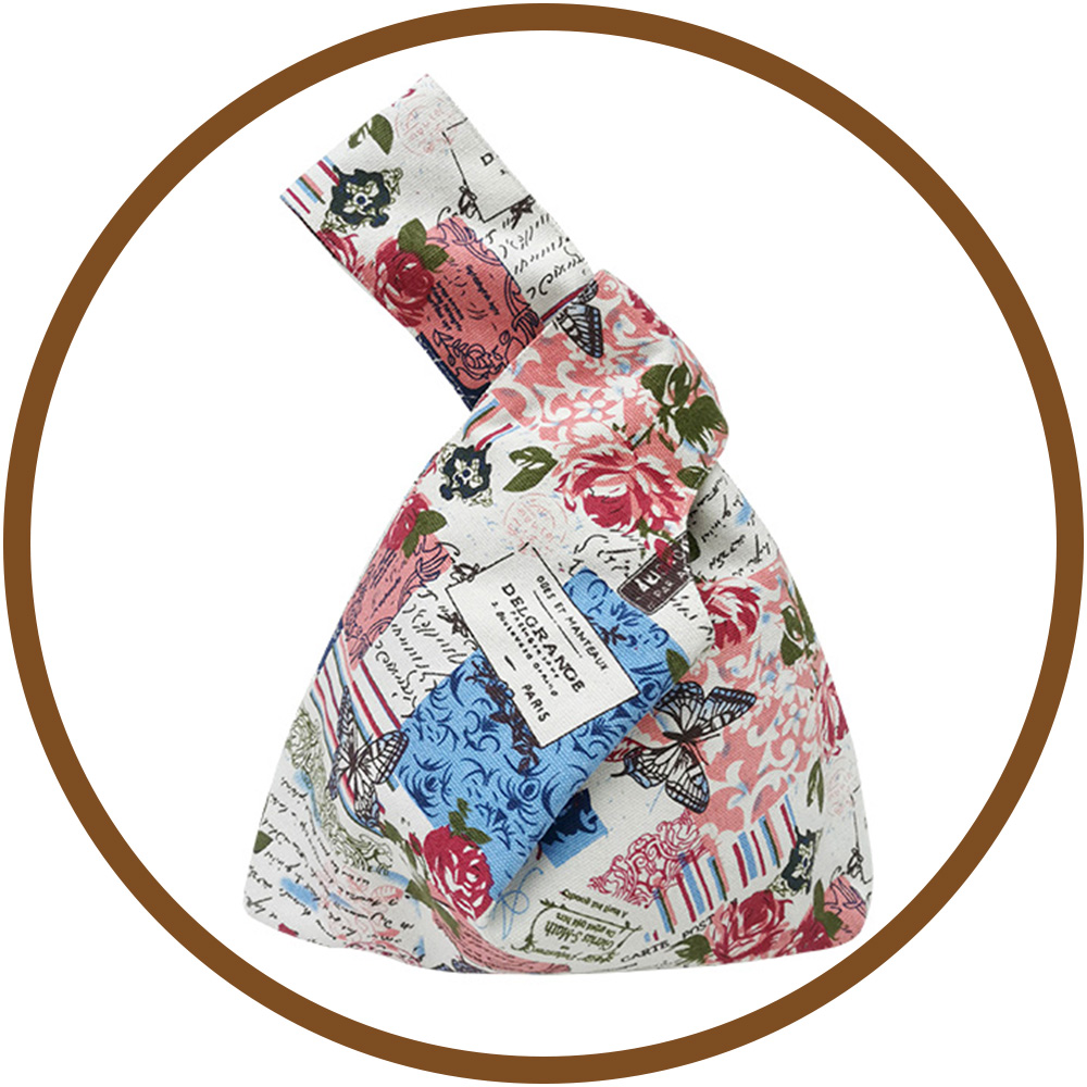 【可來兒】日式手挽袋-浪漫復古