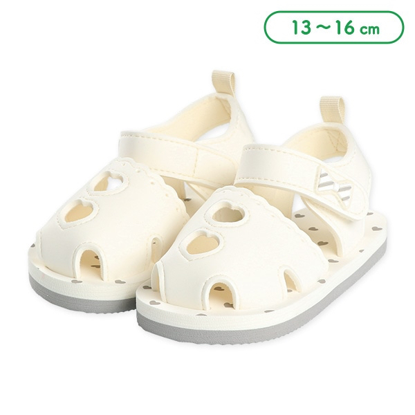 🇯🇵預訂 日本直送🇯🇵心心米白色EVA涼鞋