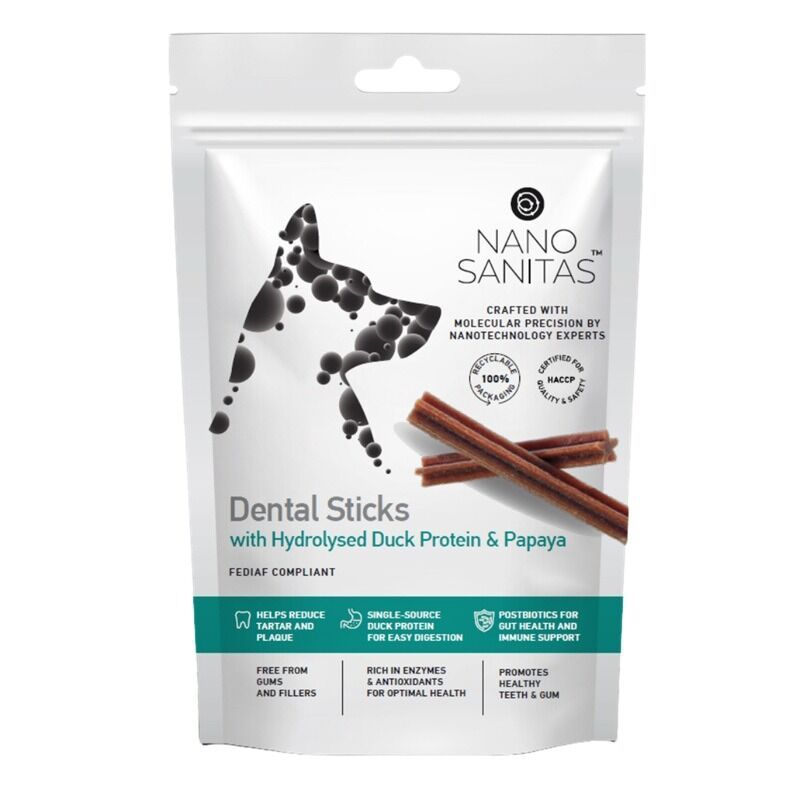 NANO SANITAS 鴨肉蛋白木瓜潔牙棒