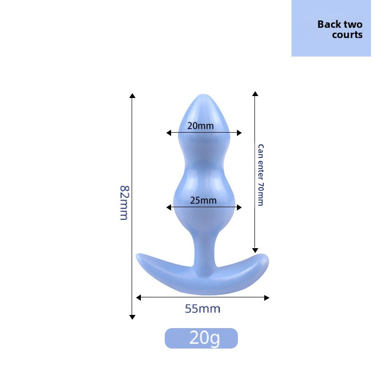 后庭肛塞入门级女用果冻女性自慰器具成人情趣性用品另类玩具