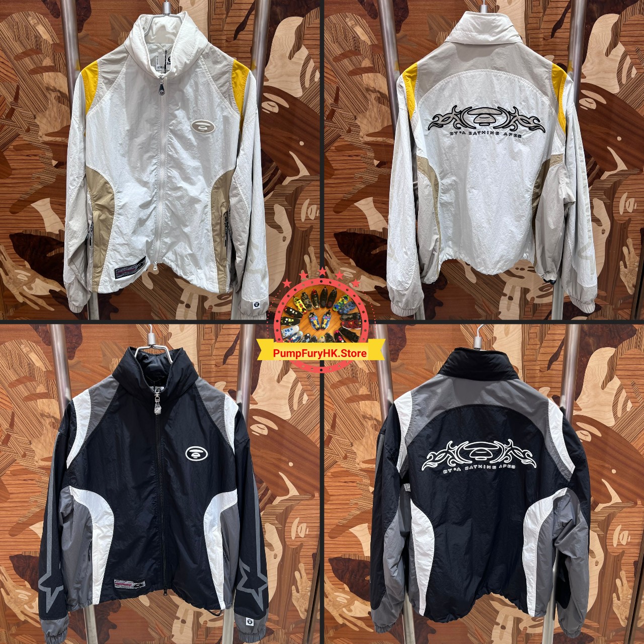 AAPE AAPEUNVS half-zip hooded jacket (7774)