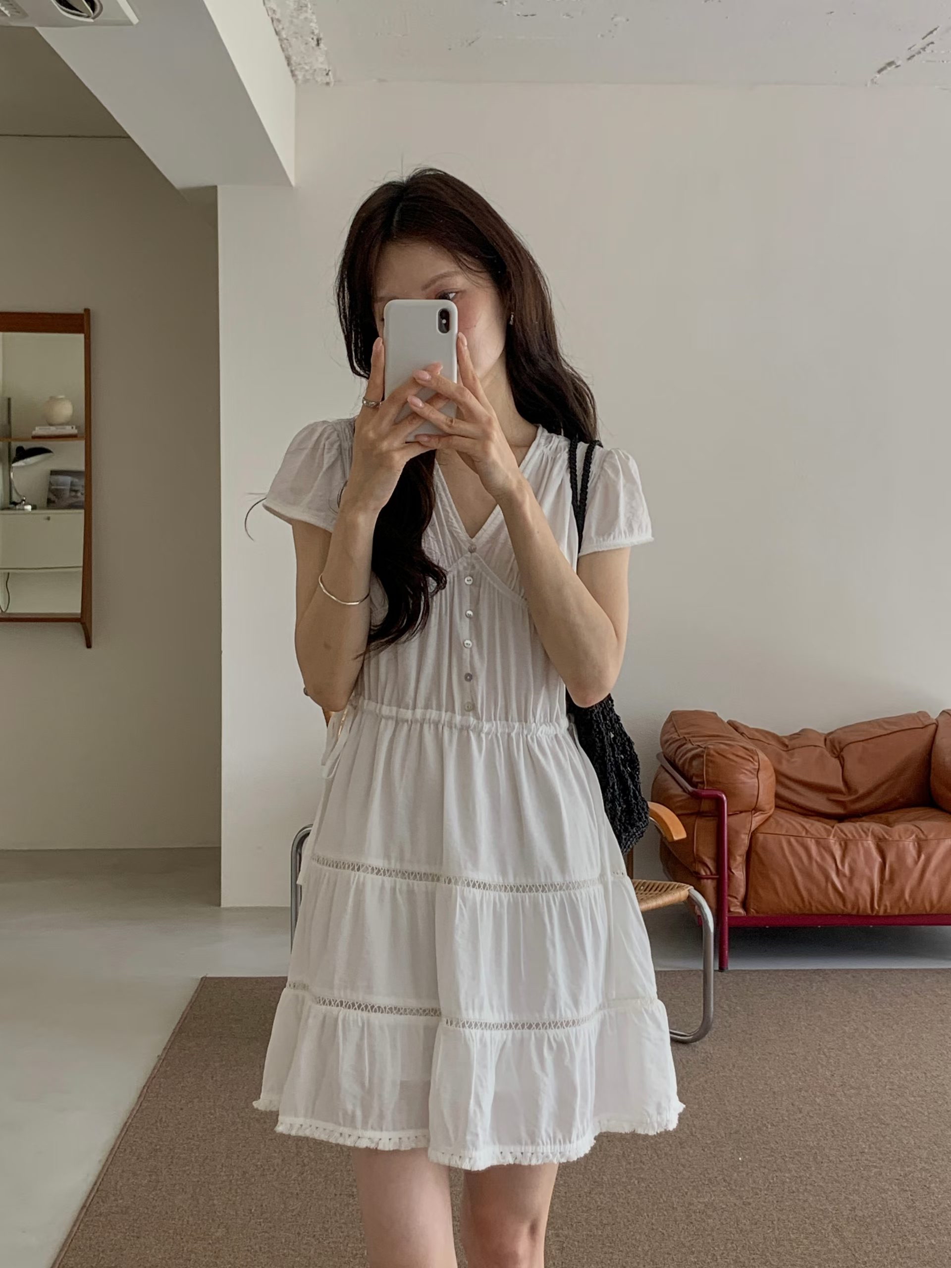 Lovely shirred dress