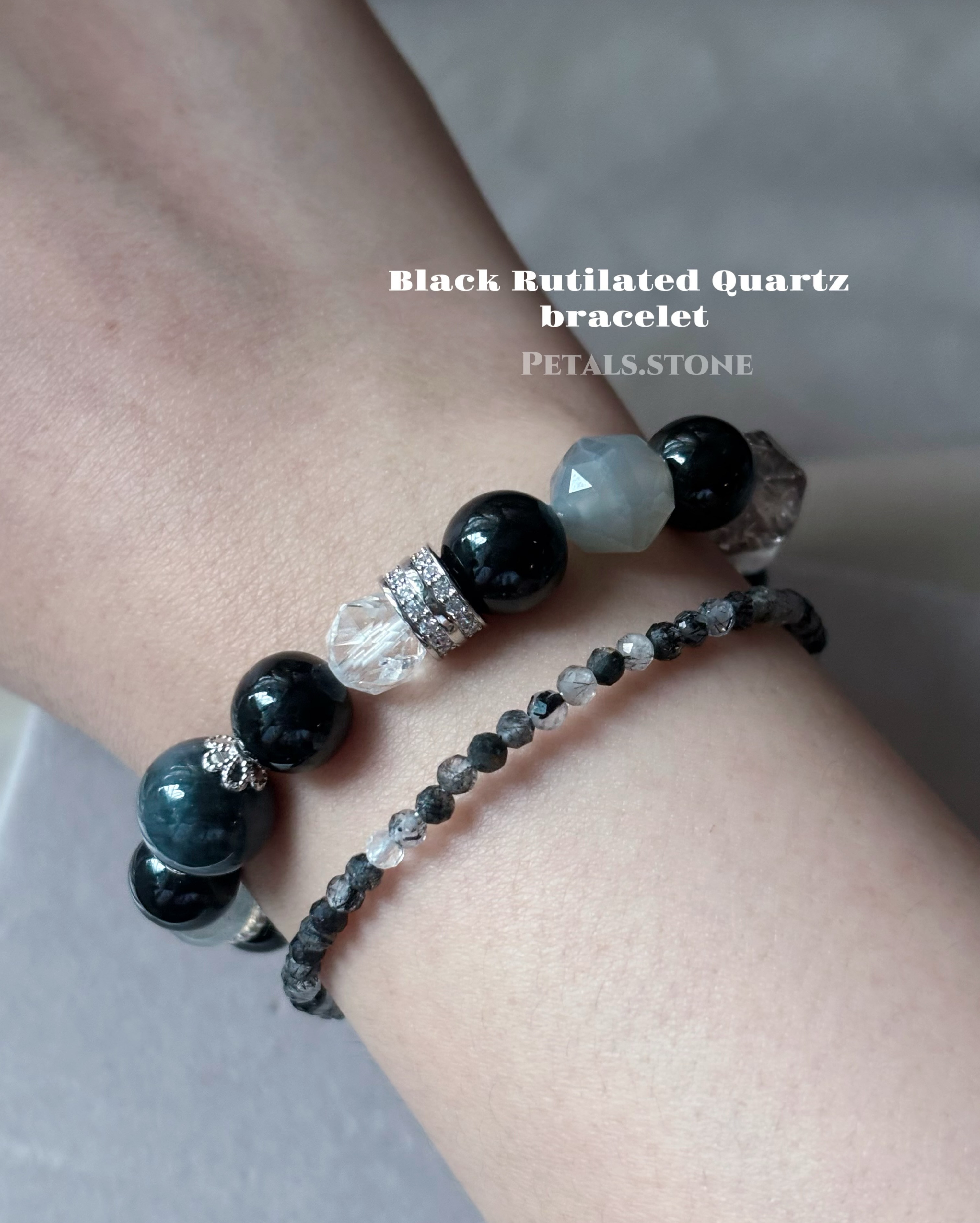 🖤Black Rutilated Quartz |  黑髮晶