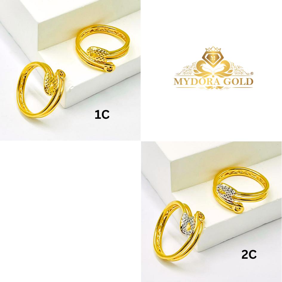 MYDORA Cincin Safety Pin Exclusive (5G) l EMAS 916/ 22K