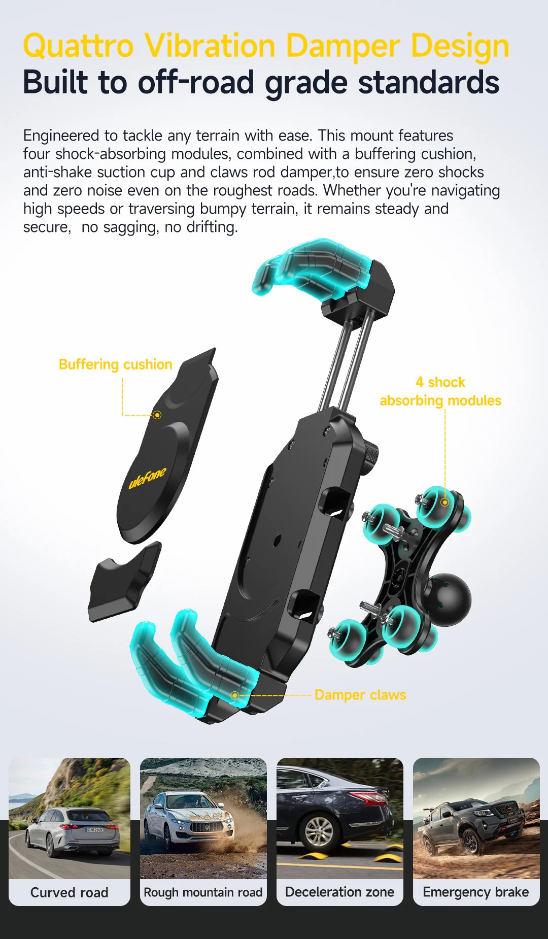 Ulefone Armor Mount Max Tablet Holder For Car/Truck 車用平板支架