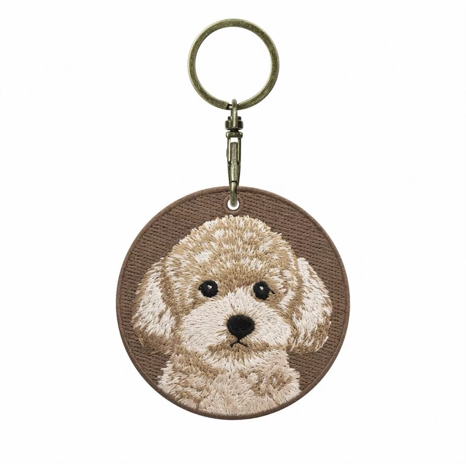 【犬類🦮】雙面刺繡吊飾
