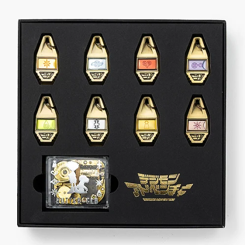 AniBirth 數碼暴龍01大冒險 紋章金屬掛件連音樂盒 Premium Set #P-DMG0177 [TOEI] (PRE-ORDER) [2026/04]