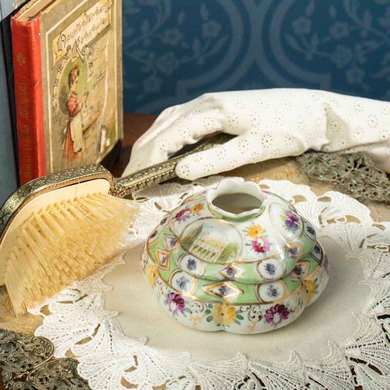 Antique Victorian Hand-painted Hair Collector - Exquisite Collection!(EA1824)